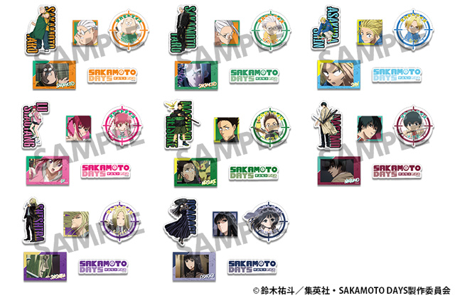 サカモトデイズ 全巻セット + ステッカー SAKAMOTO DAYS』ステッカー6枚セット スラ